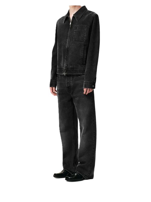 Ami De Coeur denim zipped jacket Ami Paris | HJK904.DE0124031 USED BLACK